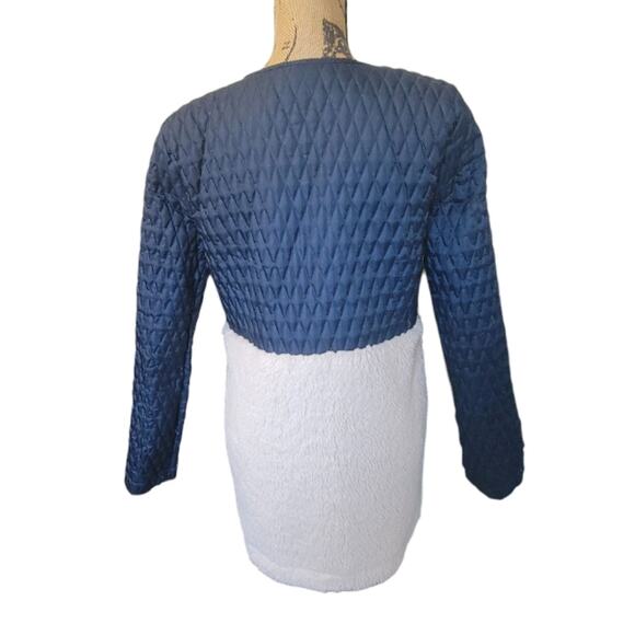 XS Sweaty Betty 3 In 1 Navy Blue Parka Hooded Winter Coat - Picture 5 of 9